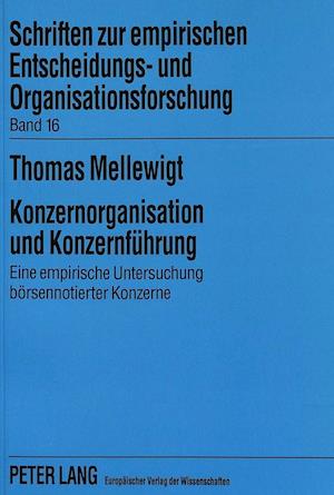 Konzernorganisation Und Konzernfuehrung