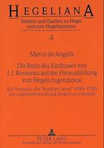 Die Rolle Des Einflusses Von J.J. Rousseau Auf Die Herausbildung Von Hegels Jugendideal