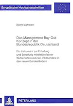 Das Management-Buy-Out-Konzept in Der Bundesrepublik Deutschland