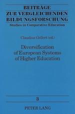 Diversification of European Systems of Higher Education