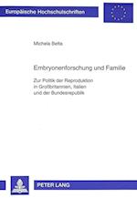 Embryonenforschung Und Familie