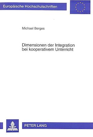 Dimensionen Der Integration Bei Kooperativem Unterricht