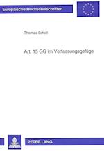 Art. 15 Gg Im Verfassungsgefuege