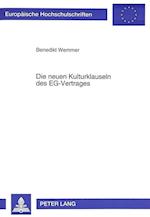 Die Neuen Kulturklauseln Des Eg-Vertrages