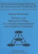 Einsatz Von Interactive Video Im Computerunterstuetzten Universitaeren Unterricht