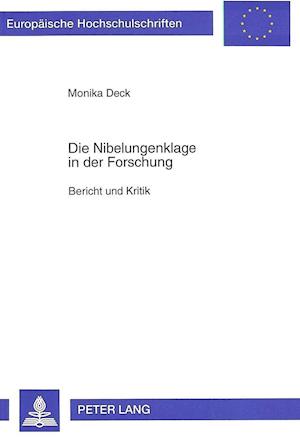 Die Nibelungenklage in Der Forschung