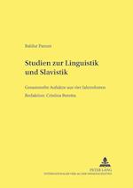 Studien zur Linguistik und Slavistik