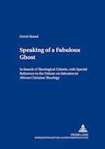 Speaking of a Fabulous Ghost