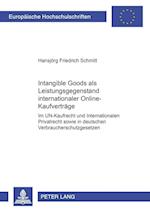 "Intangible Goods" ALS Leistungsgegenstand Internationaler Online-Kaufvertraege