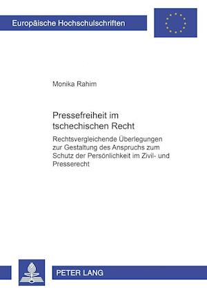 Pressefreiheit im tschechischen Recht