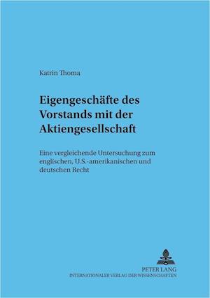 Eigengeschaefte Des Vorstands Mit Der Aktiengesellschaft