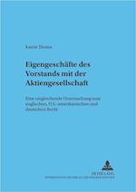 Eigengeschaefte Des Vorstands Mit Der Aktiengesellschaft