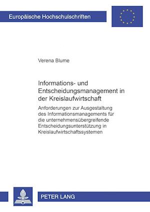 Informations- und Entscheidungsmanagement in der Kreislaufwirtschaft