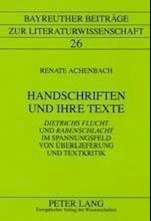 Handschriften und ihre Texte