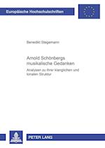 Arnold Schoenbergs Musikalische Gedanken