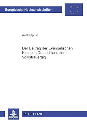 Der Beitrag der Evangelischen Kirche in Deutschland zum Volkstrauertag