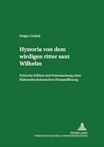 "hystoria Von Dem Wirdigen Ritter Sant Wilhelm"