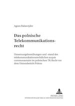 Das polnische Telekommunikationsrecht