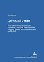 Alice Ruehle-Gerstel