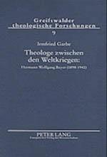 Theologe Zwischen Den Weltkriegen