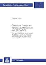 Oeffentliche Theater ALS Kommunalunternehmen (Art. 89 Baygo)