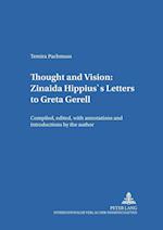 Thought and Vision: Zinaida Hippius's Letters to Greta Gerell