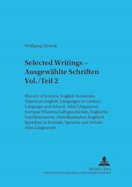 Selected Writings - Ausgewählte Schriften Vol./Teil 2