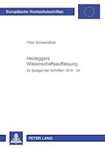 Heideggers Wissenschaftsauffassung