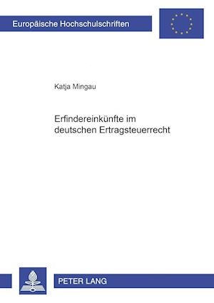 Erfindereinkuenfte Im Deutschen Ertragsteuerrecht