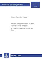 Recent Interpretations of Karl Marx's Social Theory