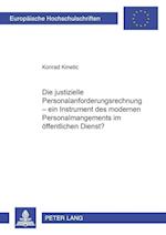 Die justizielle Personalanforderungsrechnung