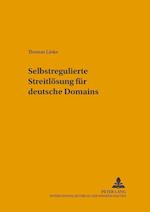 Selbstregulierte Streitloesung Fuer Deutsche Domains