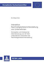 Interaktive Nachhaltigkeitsberichterstattung Von Unternehmen