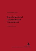 Transformational Leadership and Commitment