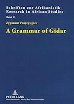 A Grammar of Gidar