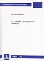 Zu Dialektik und Geschlecht bei Hegel