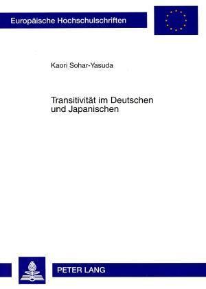 Transitivitaet Im Deutschen Und Japanischen