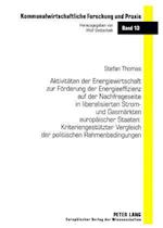 Aktivitaeten Der Energiewirtschaft Zur Foerderung Der Energieeffizienz Auf Der Nachfrageseite in Liberalisierten Strom- Und Gasmaerkten Europaeischer