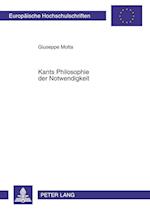Kants Philosophie der Notwendigkeit