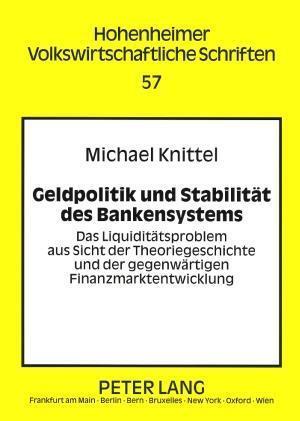 Geldpolitik Und Stabilitaet Des Bankensystems