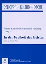 In Der Freiheit Des Geistes