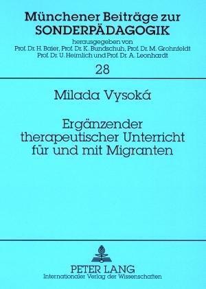 Ergaenzender Therapeutischer Unterricht Fuer Und Mit Migranten