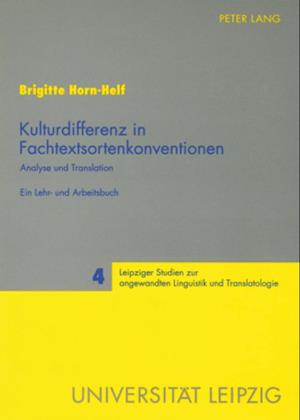 Kulturdifferenz in Fachtextsortenkonventionen