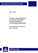 Johann Georg Ebeling und Paul Gerhardt:- Liedkomposition im Konfessionskonflikt