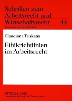 Ethikrichtlinien Im Arbeitsrecht