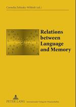 Relations between Language and Memory