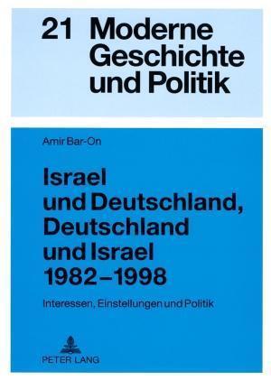 Israel Und Deutschland, Deutschland Und Israel 1982-1998