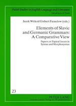 Elements of Slavic and Germanic Grammars: A Comparative View