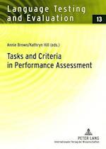 Tasks and Criteria in Performance Assessment