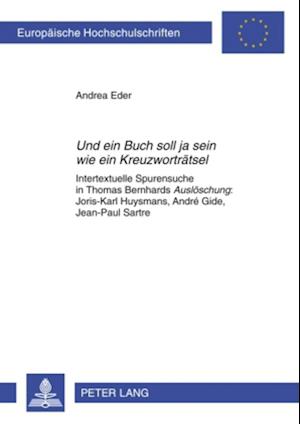 "Und Ein Buch Soll Ja Sein Wie Ein Kreuzwortraetsel"